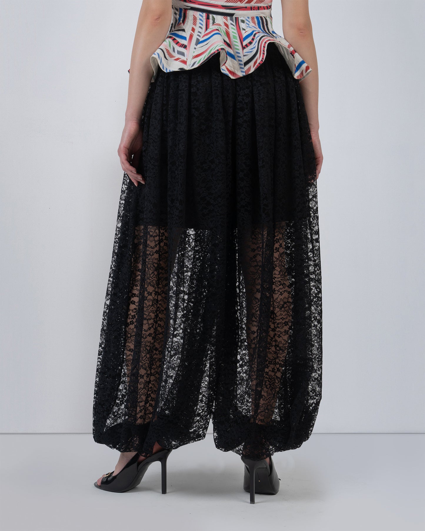 Lace Balloon Pants