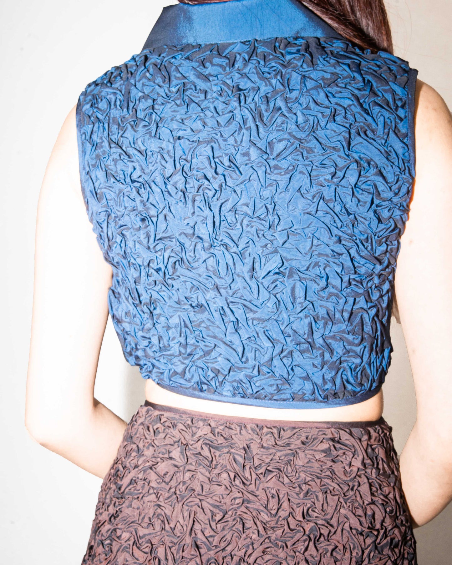 Crumple textured skirt - Leh Studios