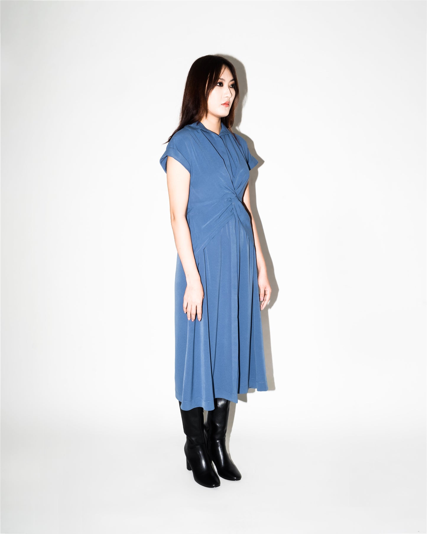 Twisted Draped Dress - Leh Studios