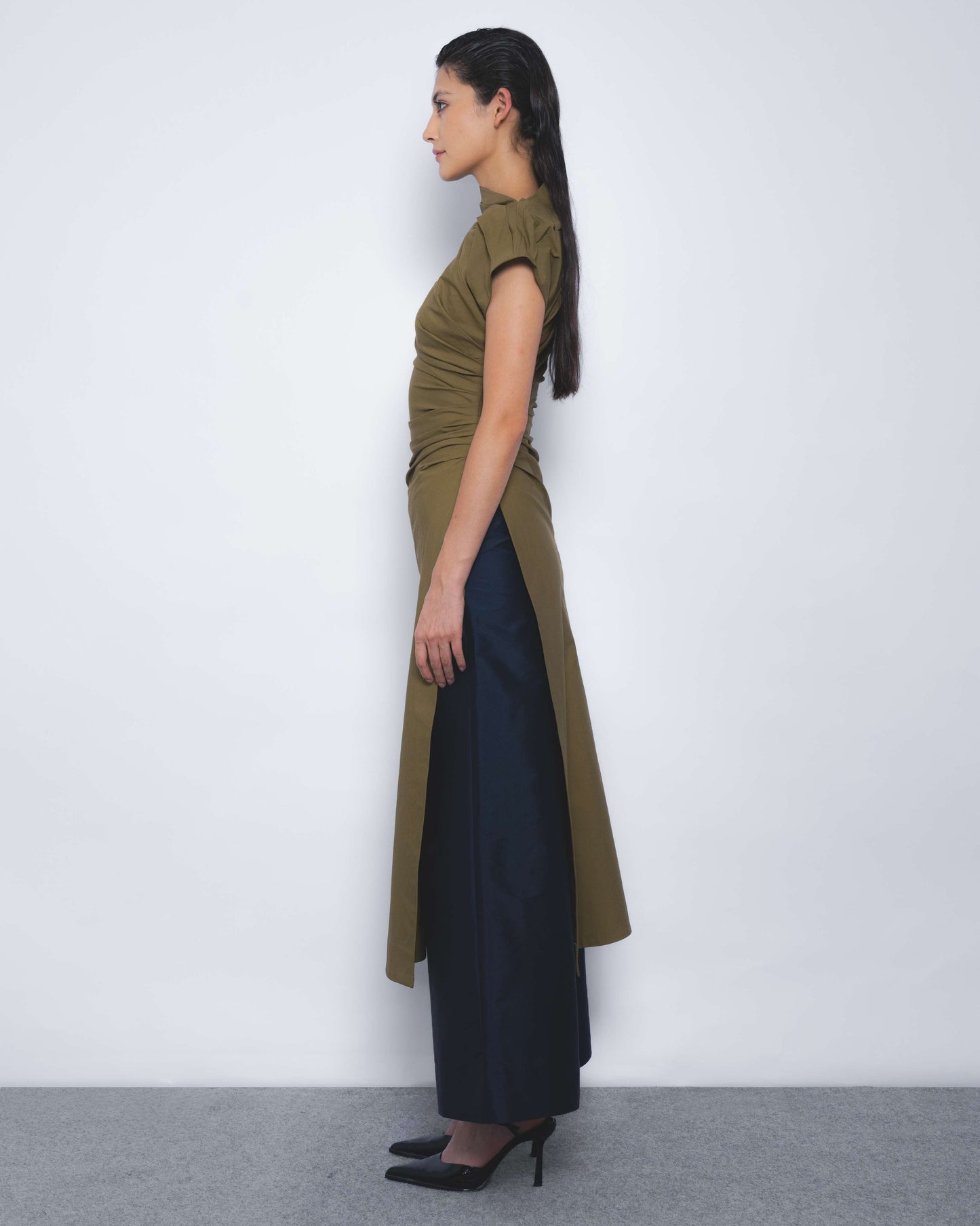 Arida Draped Tunic - Leh Studios