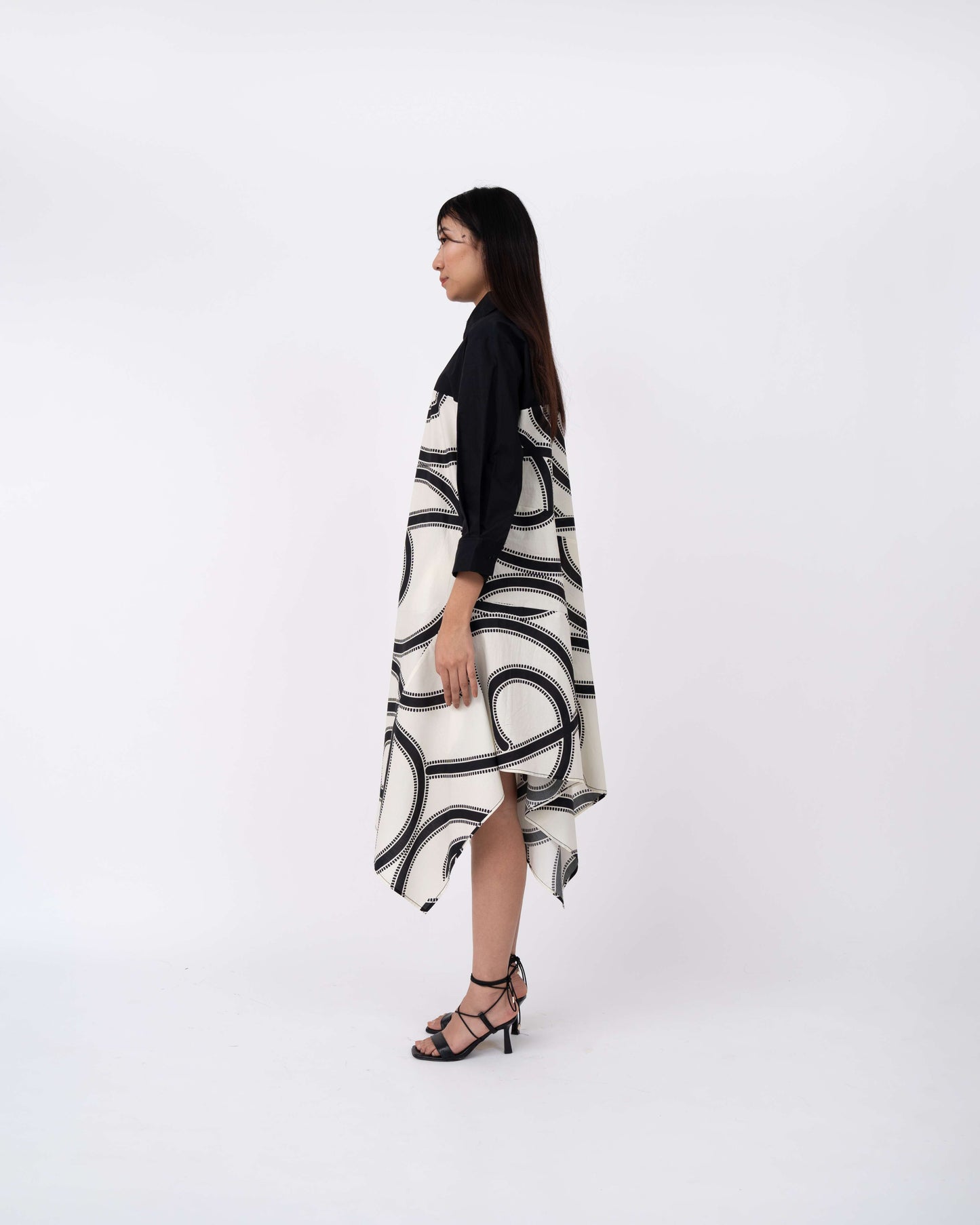 Swril Print Hanker Dress - Leh Studios