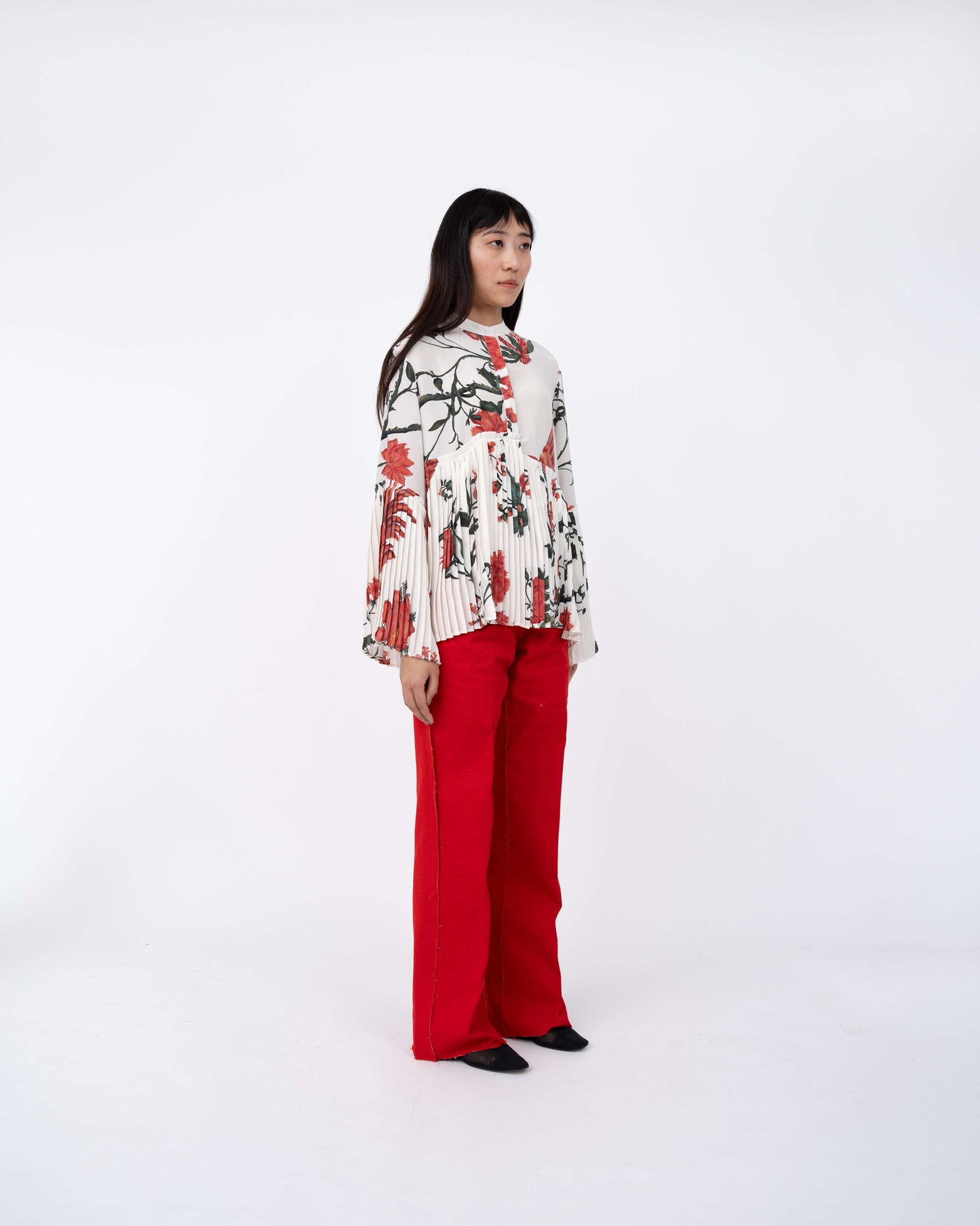 Summer Chints Silk Terrace Top - Leh Studios