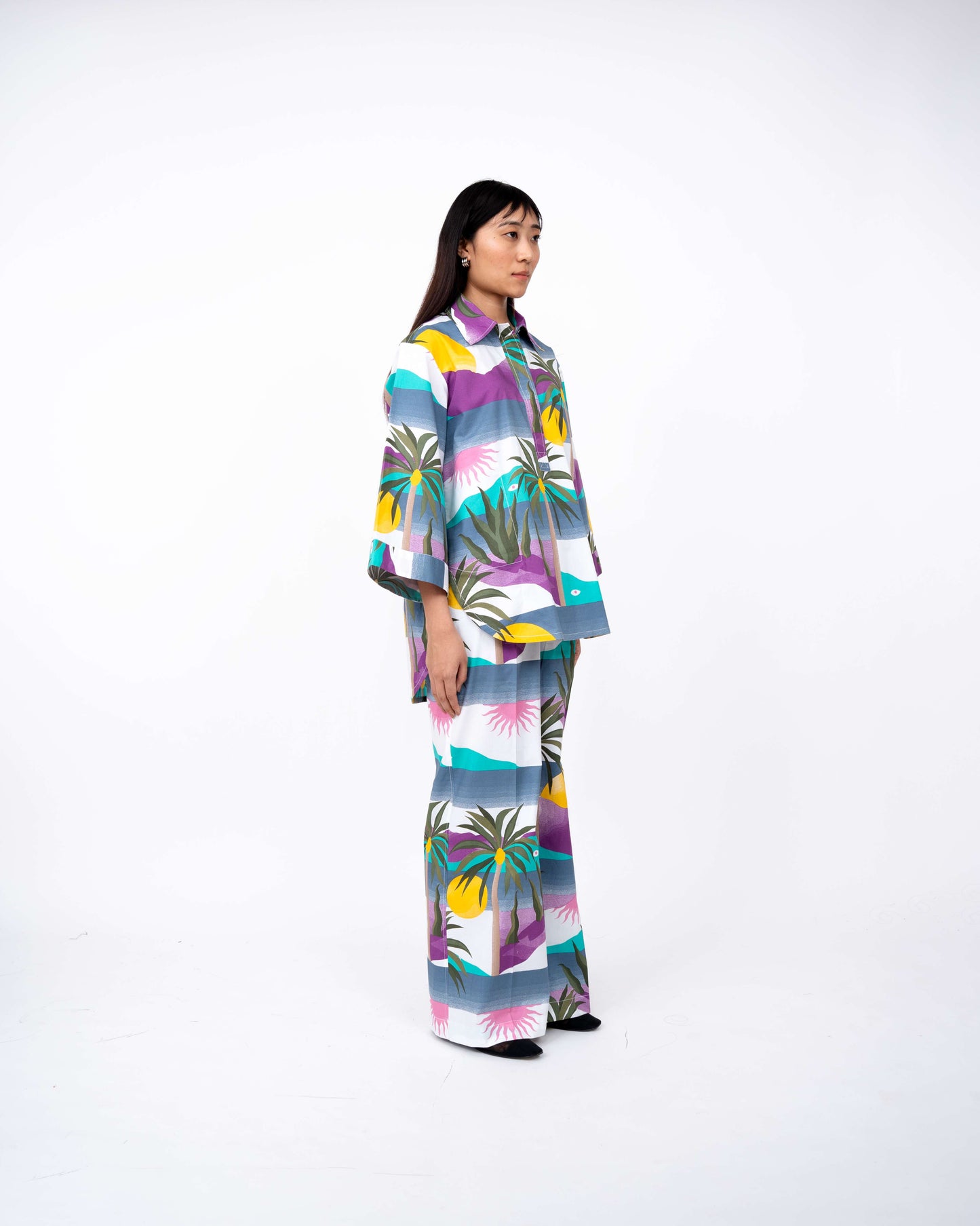 Island Print Classic Pant - Leh Studios