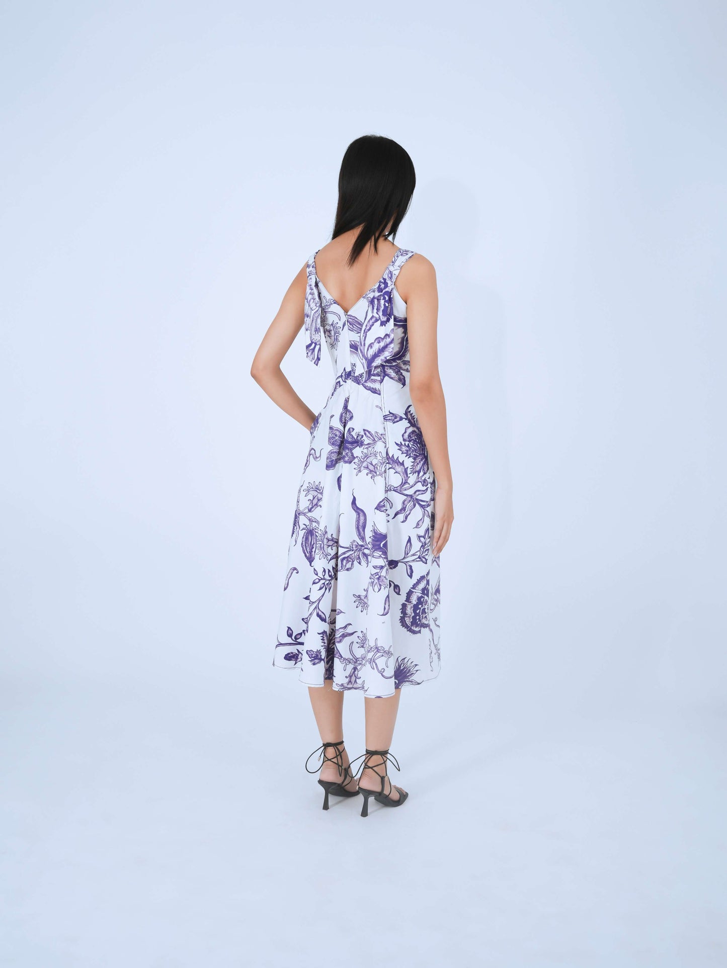 Chinoiserie Knot Dress - Leh Studios