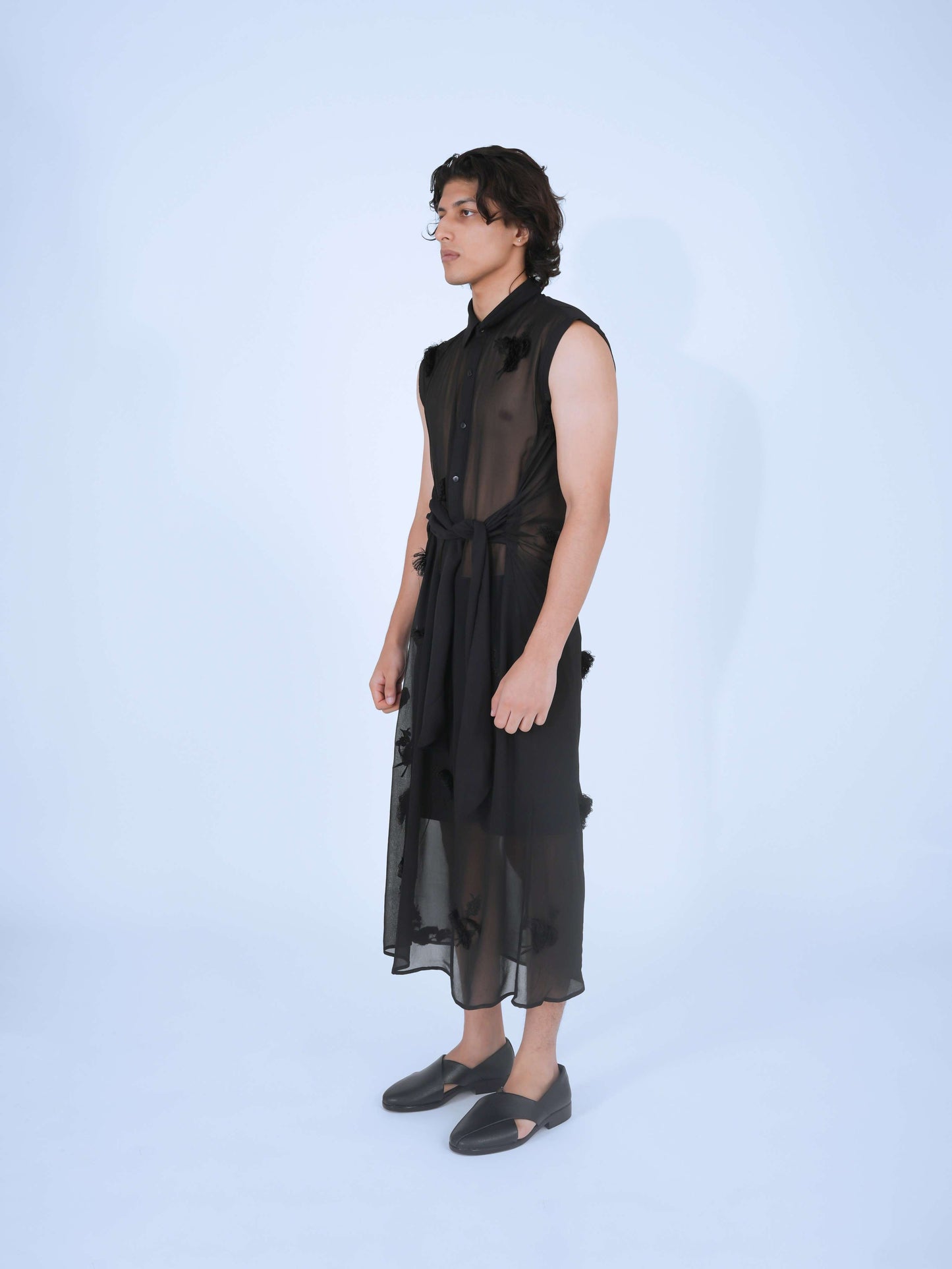 Moon Light Drape Shirt - Leh Studios