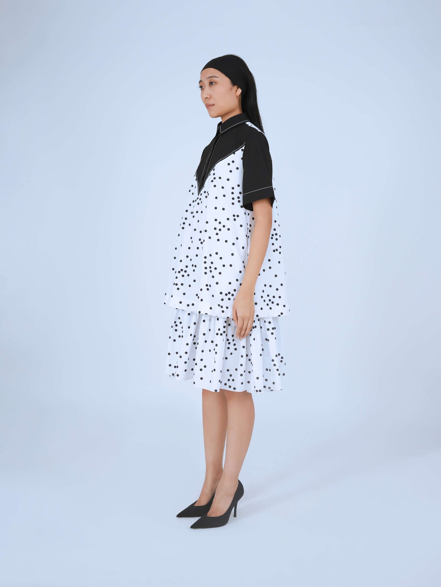 Cheese Frill Dress - Leh Studios