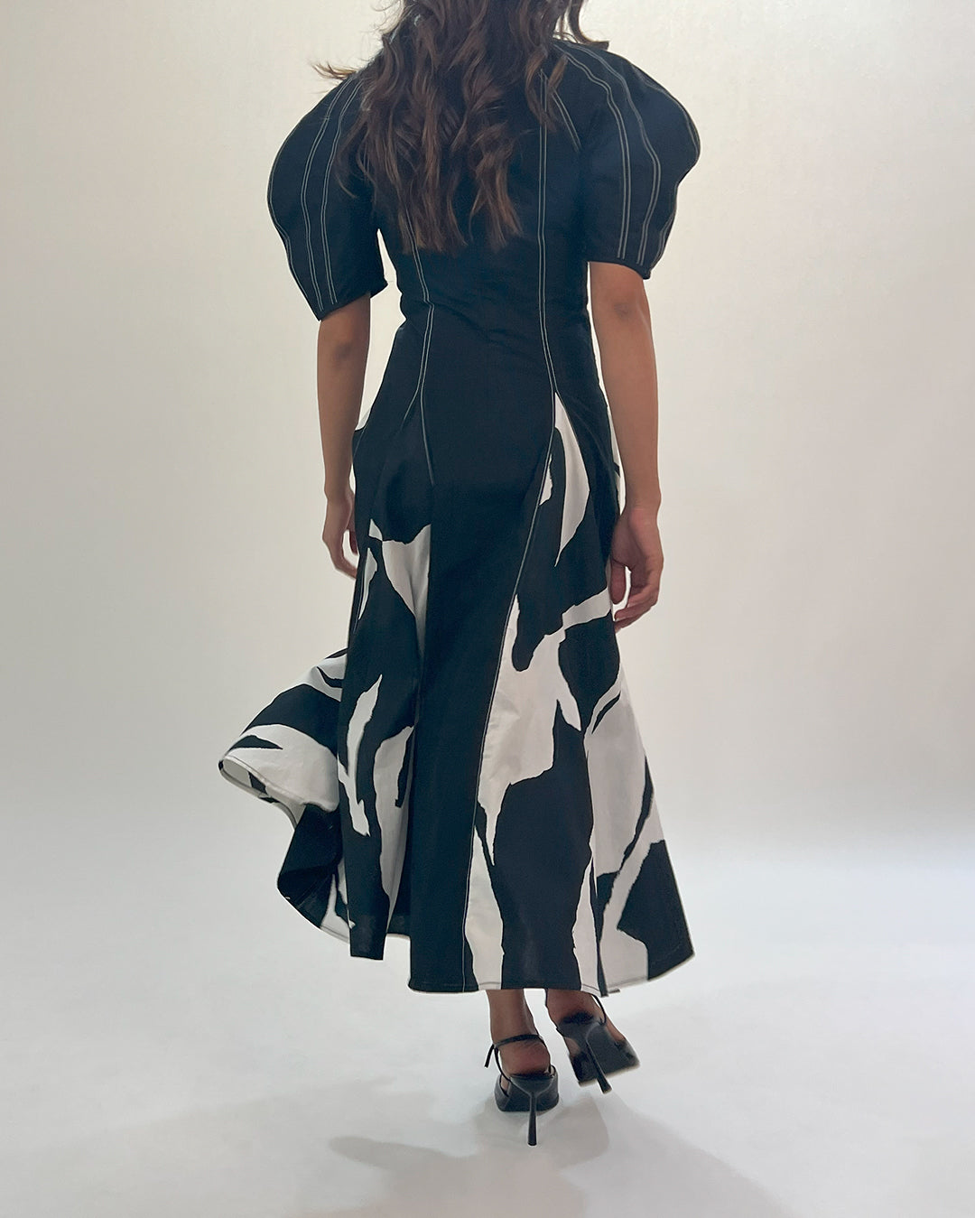 Stream Godet Dress - Leh Studios