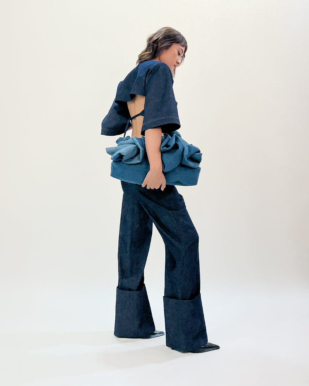 Folded Hem Pant - Leh Studios