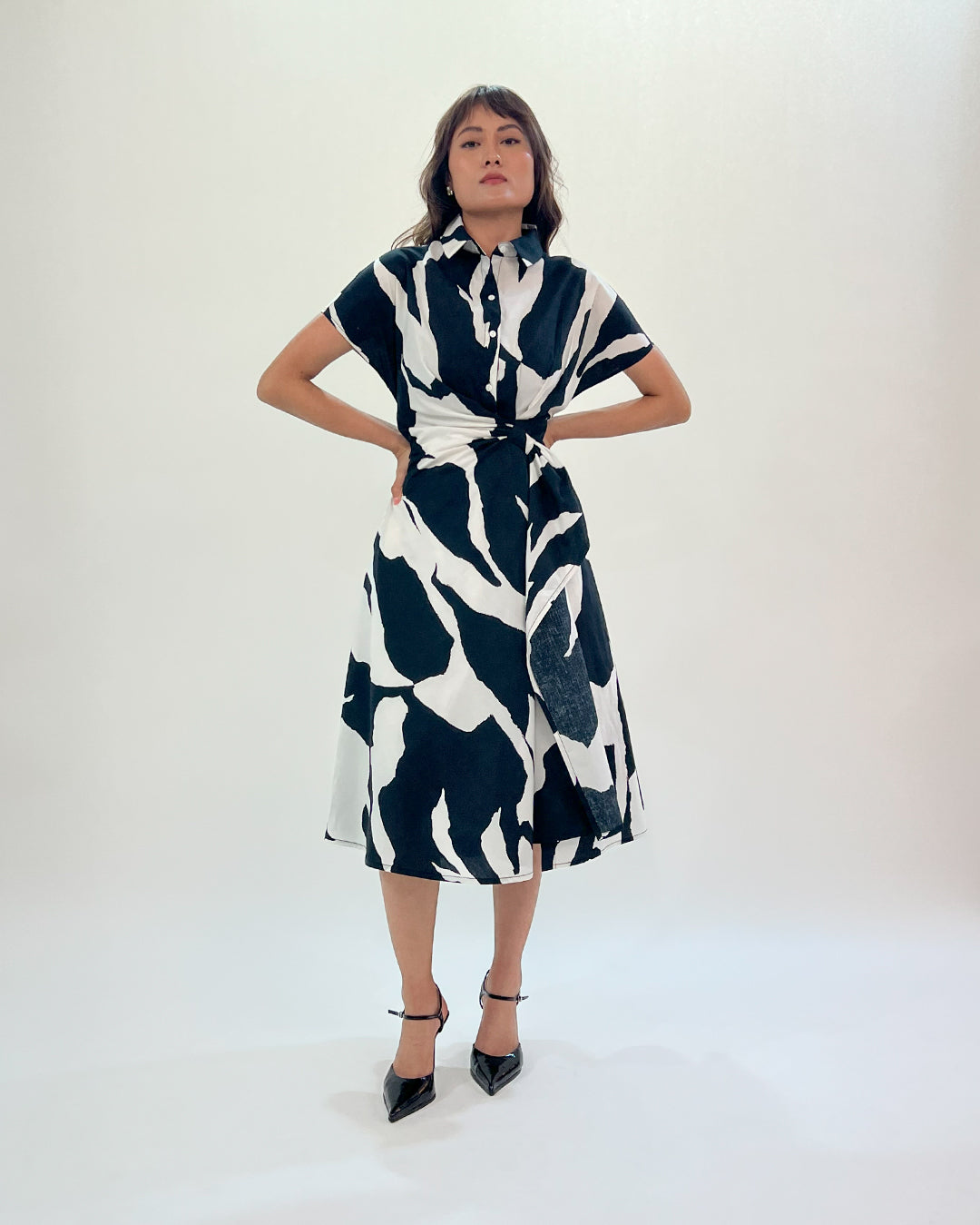 Stream Wrap Dress - Leh Studios
