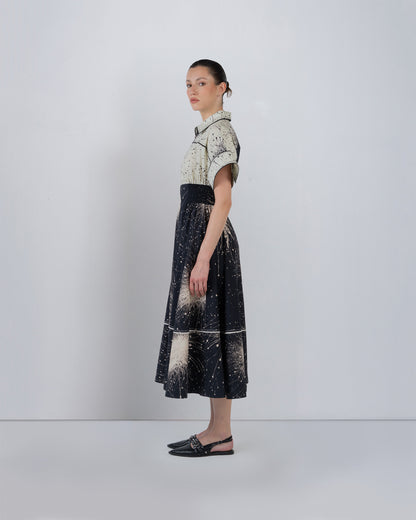 Esther Dress In Splatter Print