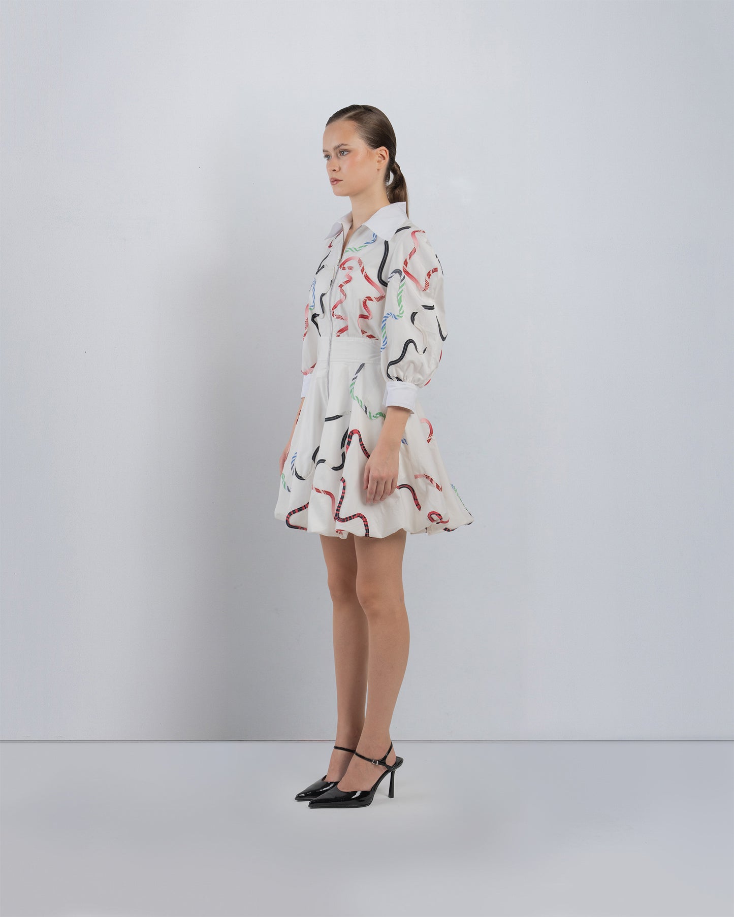 Bandes Bubble Hem Dress