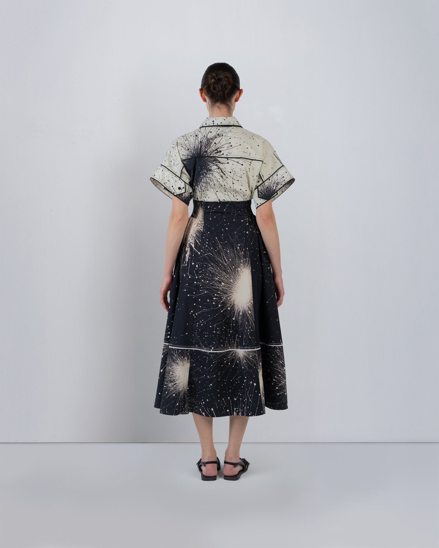 Esther Dress In Splatter Print
