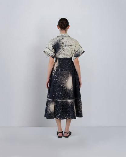 Esther Dress In Splatter Print