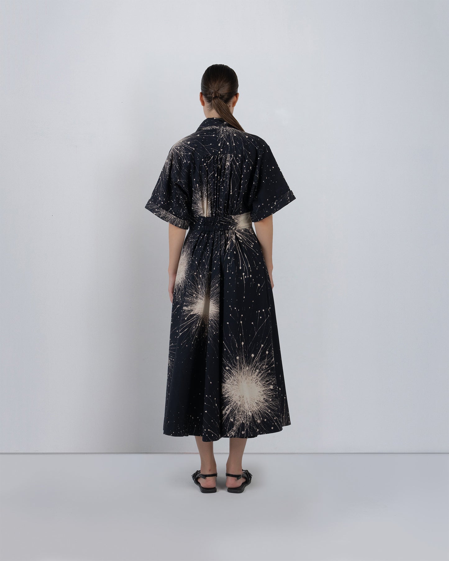 Sun Dress In Splatter Print