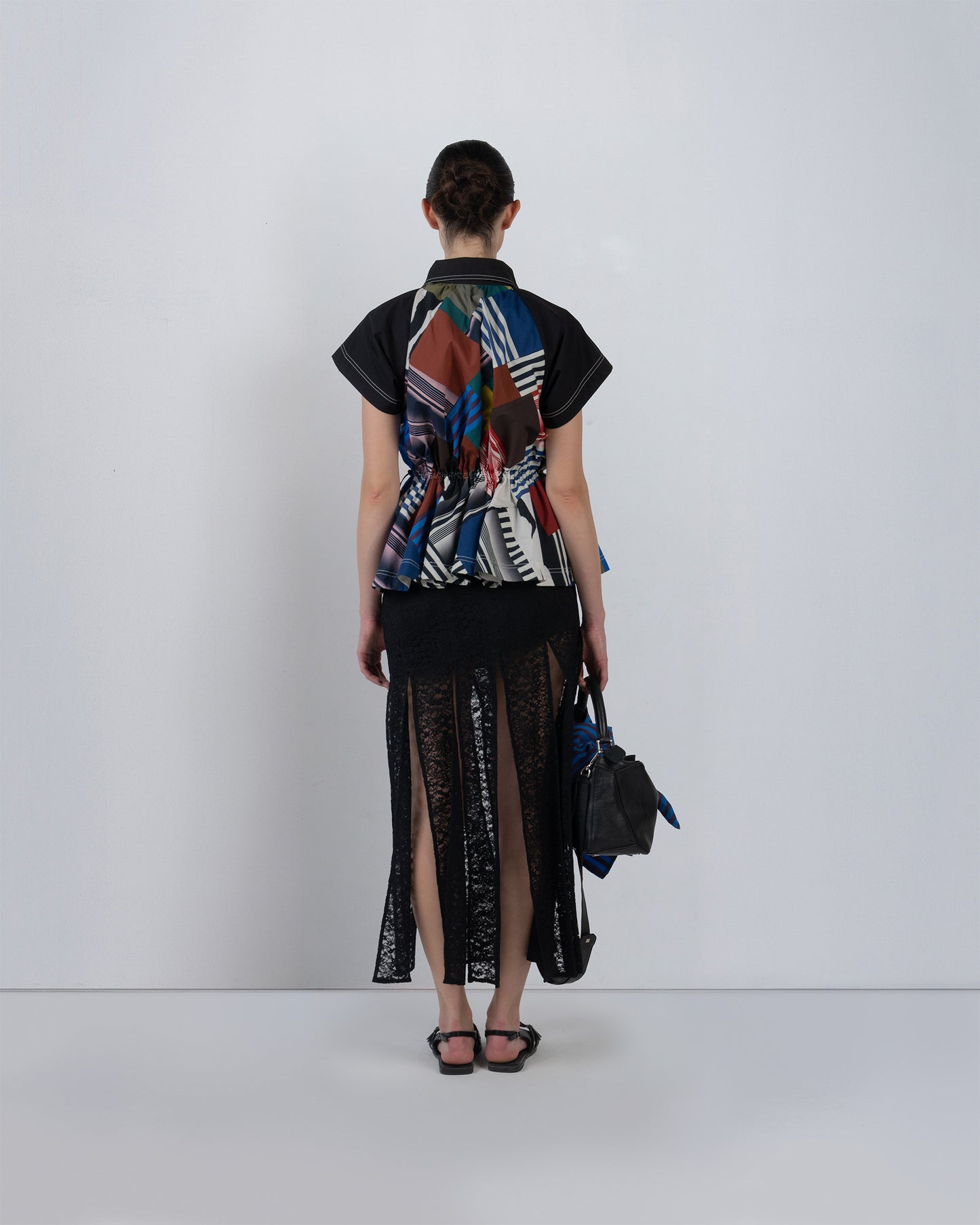 Patchwork Parka Top