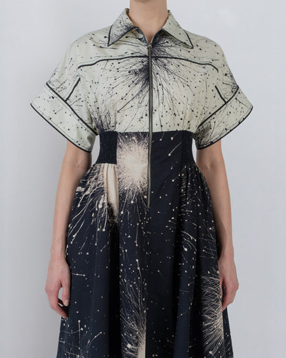 Esther Dress In Splatter Print
