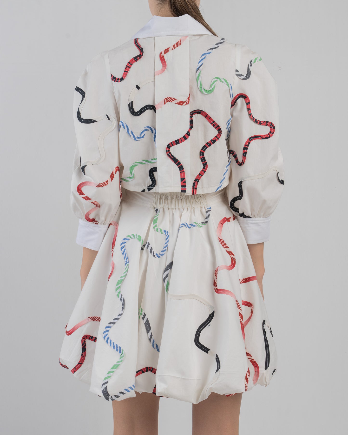 Bandes Bubble Hem Dress