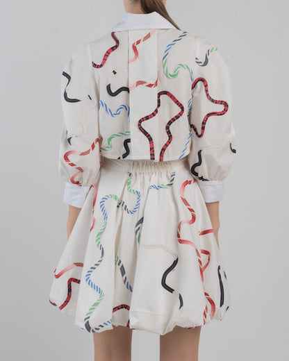 Bandes Bubble Hem Dress