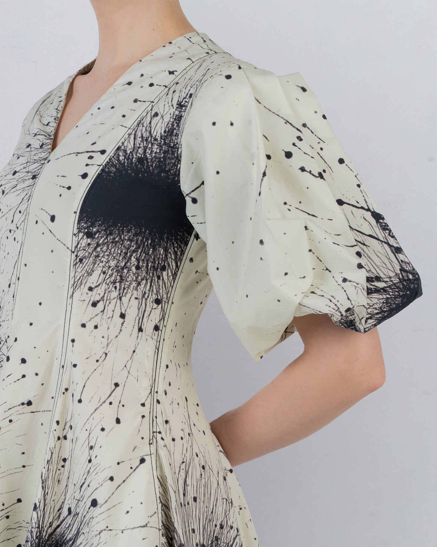 Thalia Dress In Splatter Print