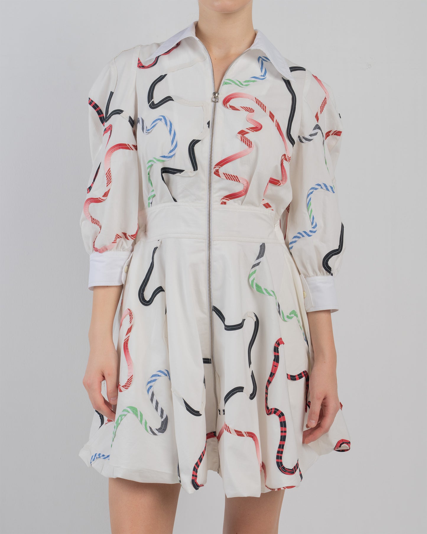 Bandes Bubble Hem Dress