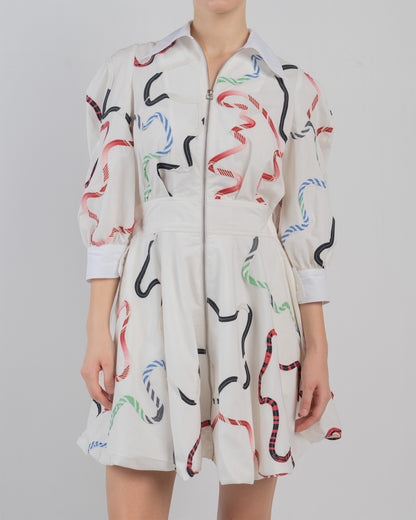 Bandes Bubble Hem Dress