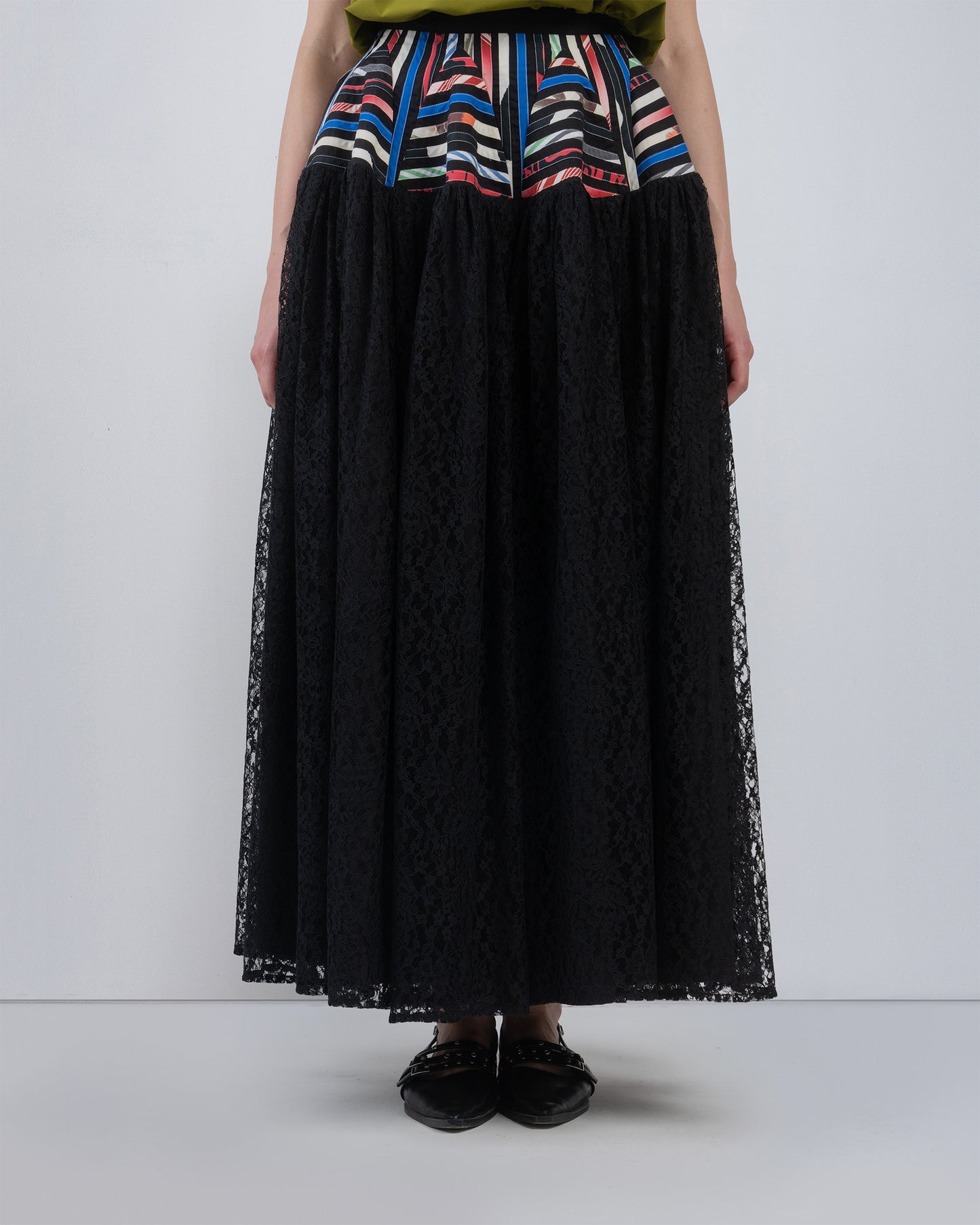 Pagoda Peplum Skirt