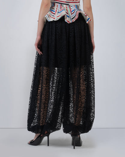 Lace Balloon Pants