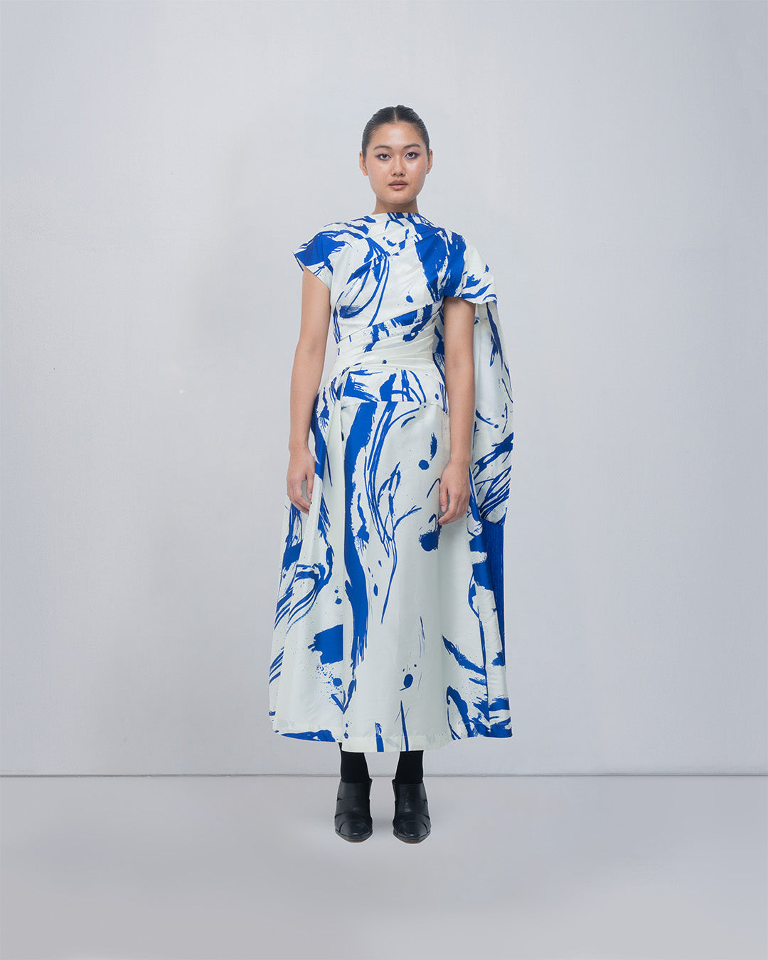 Shiori Draped Dress