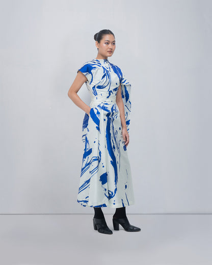 Shiori Draped Dress