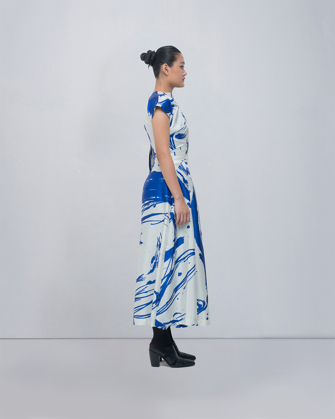 Shiori Draped Dress