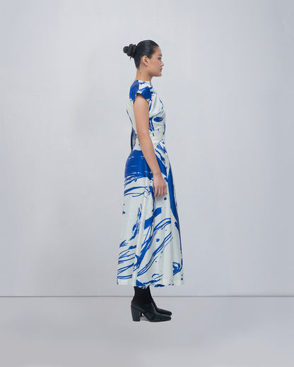 Shiori Draped Dress