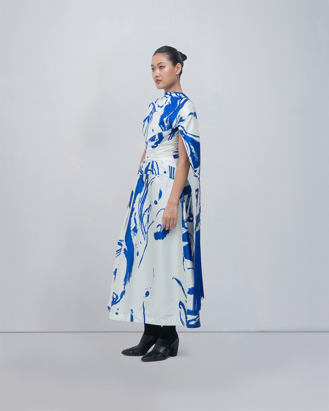Shiori Draped Dress
