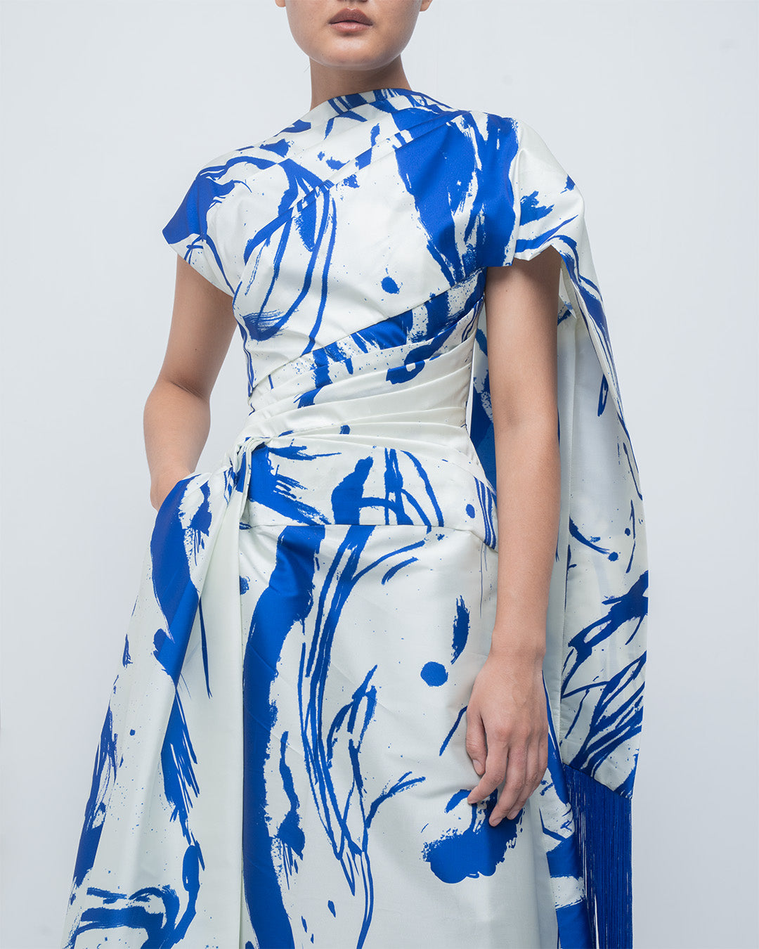 Shiori Draped Dress
