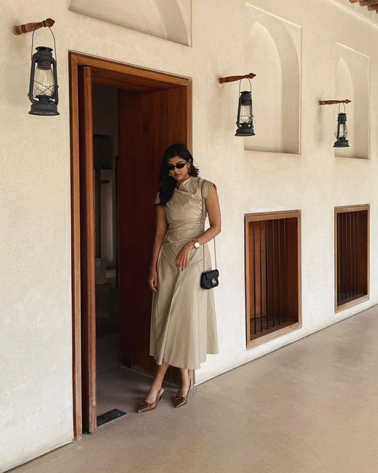 Petra Draped Dress