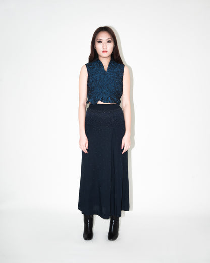 Midnight embellished skirt