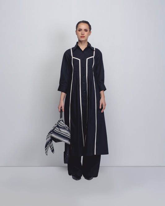 Column Shirt Dress