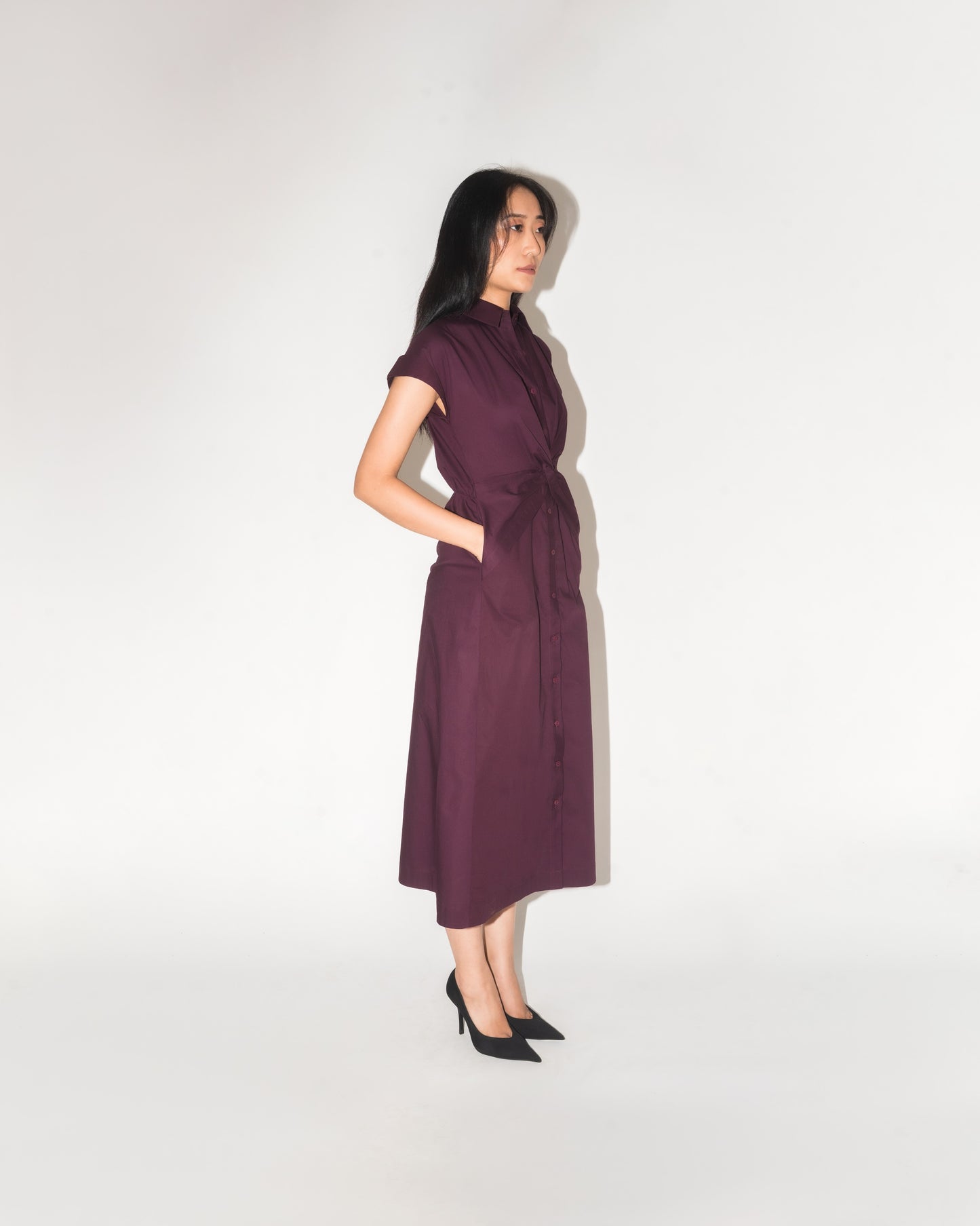 Twisted Draped Dress