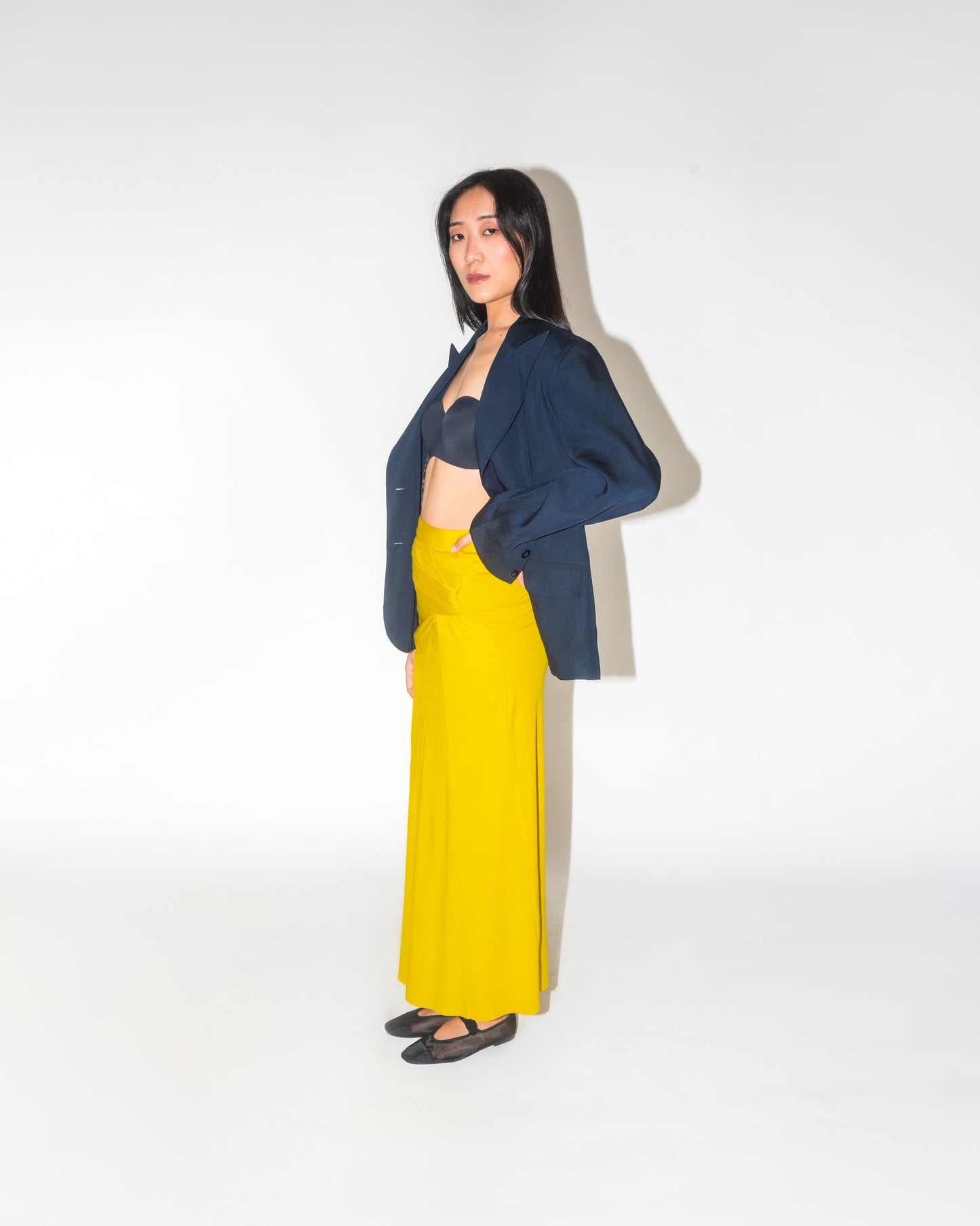 Pansy Draped Skirt