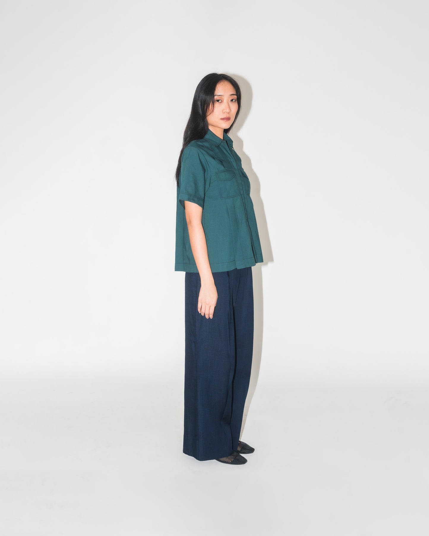 Pleated Safari Top