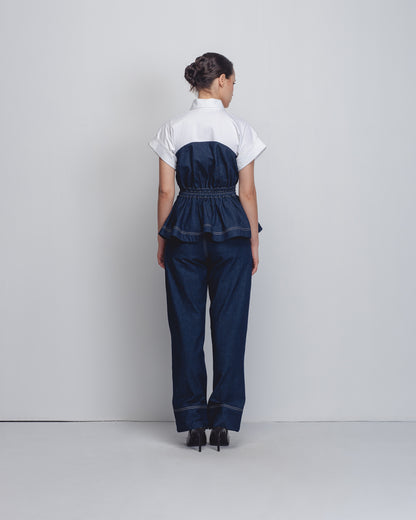 Cup Denim Trousers