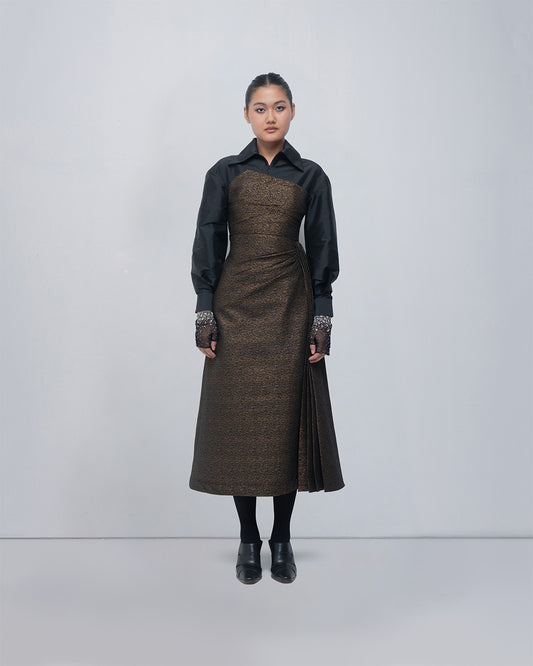 Maey Draped Dress