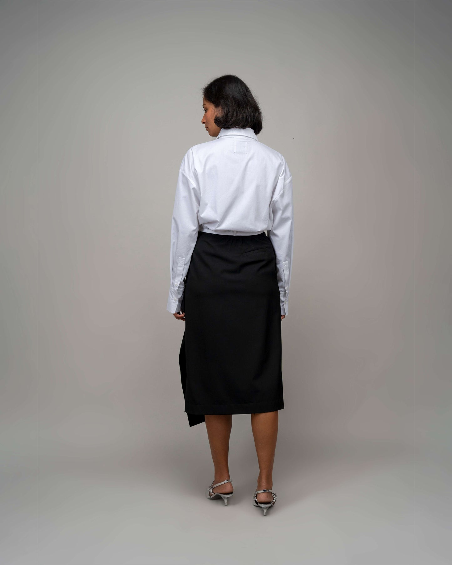Suit Wrap Skirt