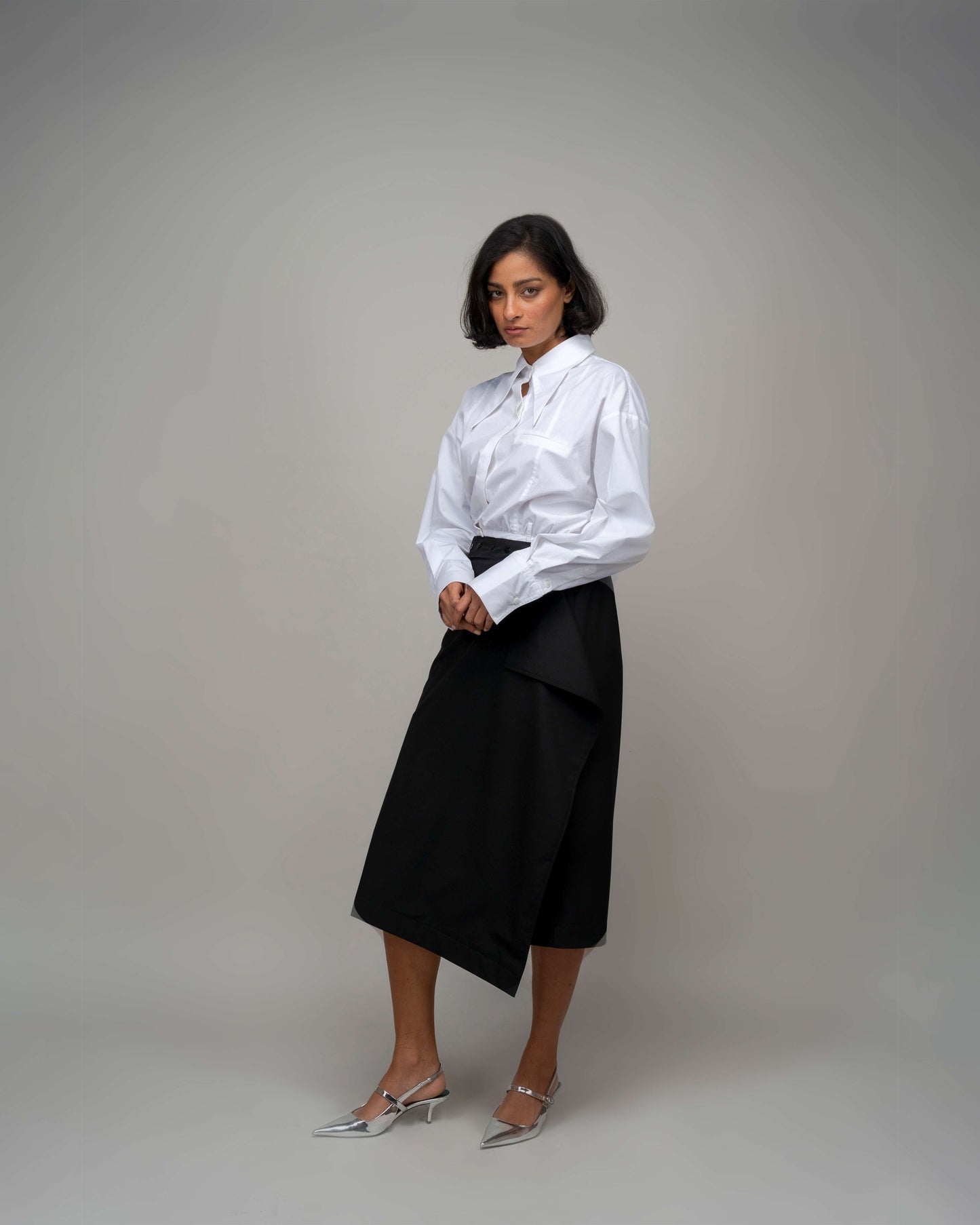 Suit Wrap Skirt