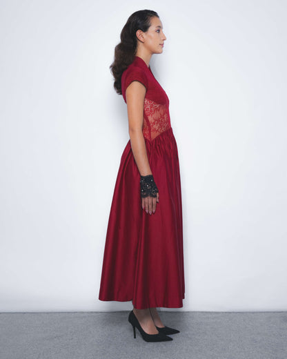 Sumire Lace Embroidered Gloves - Leh Studios