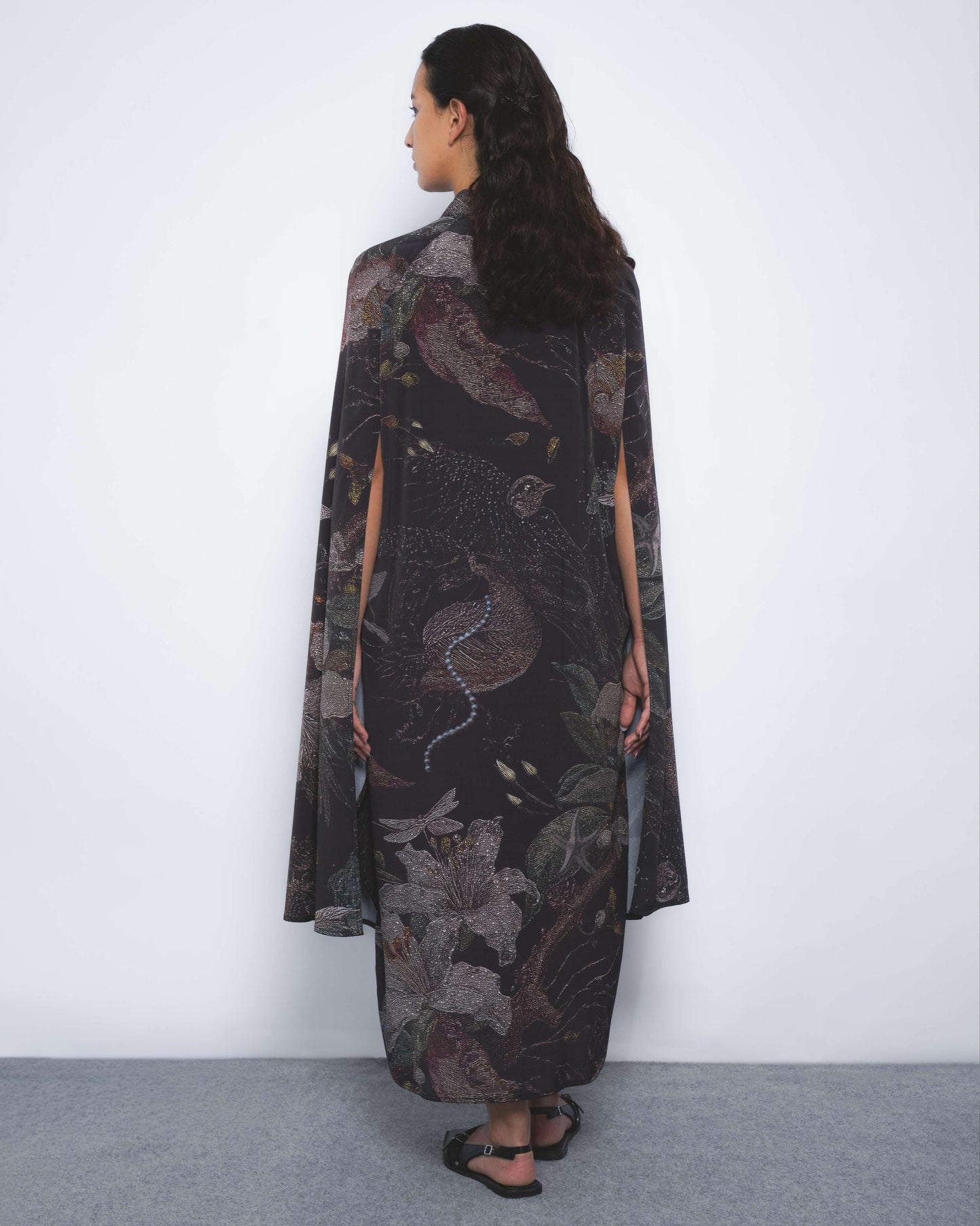 Manto Shirt Dress in Silva Print - Leh Studios