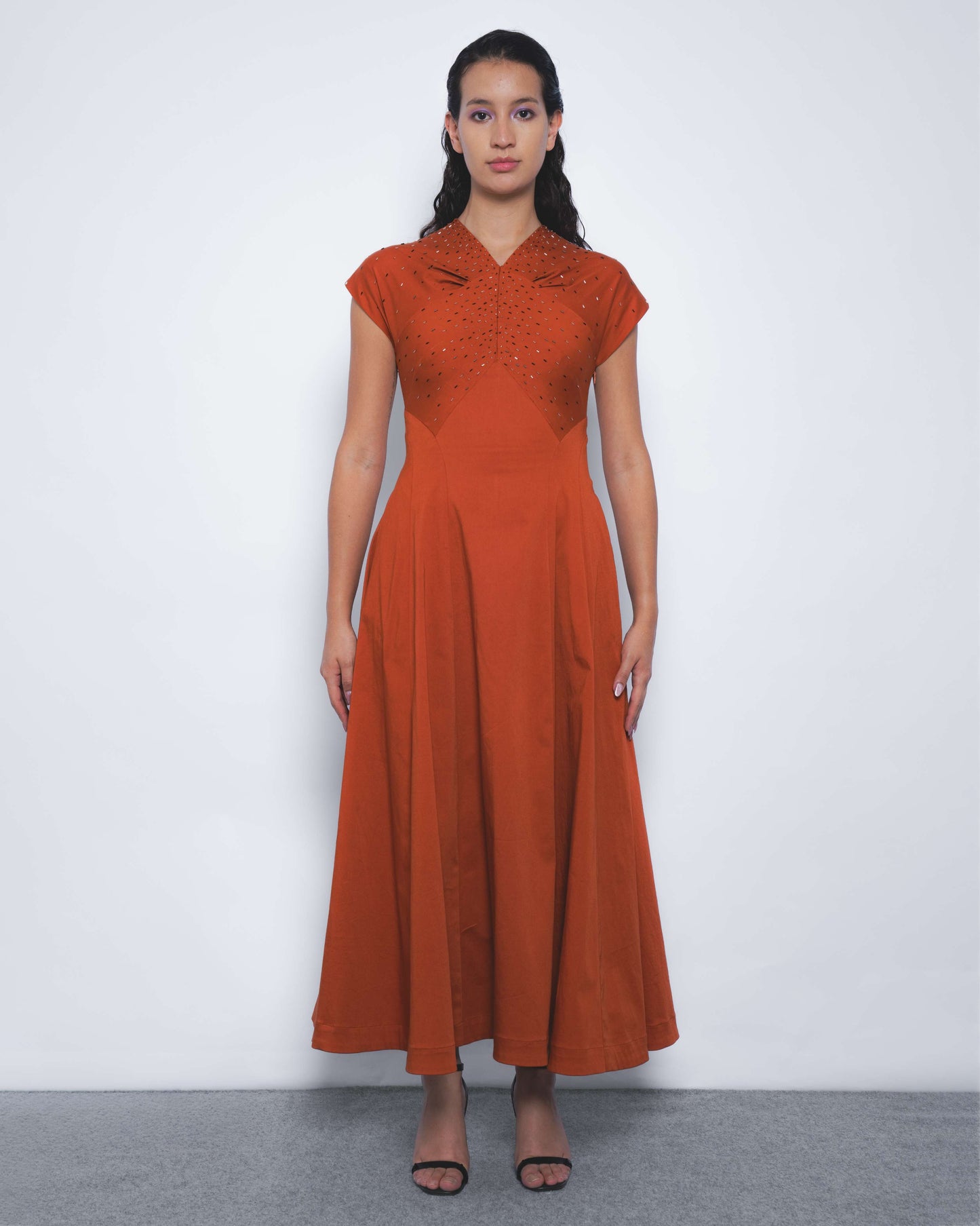 Brillo Flame Dress - Leh Studios