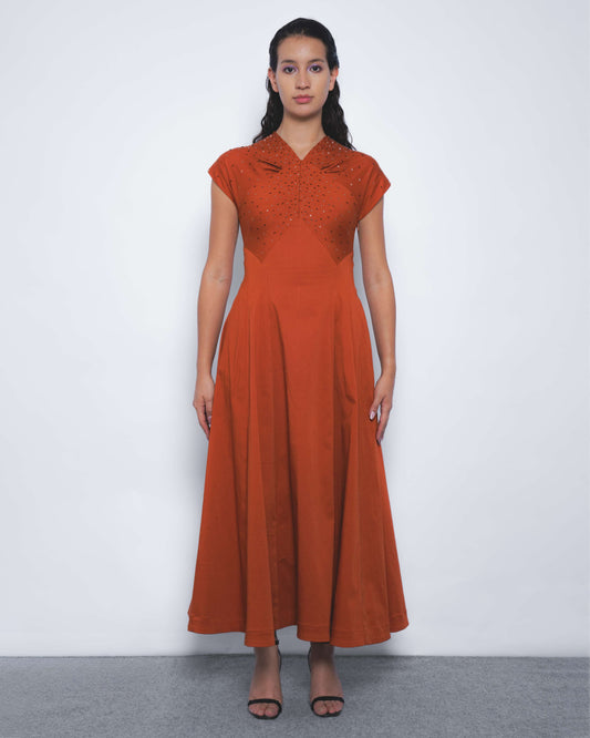 Brillo Flame Dress - Leh Studios