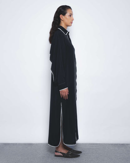 Elian Crepe Shirt Dress - Leh Studios