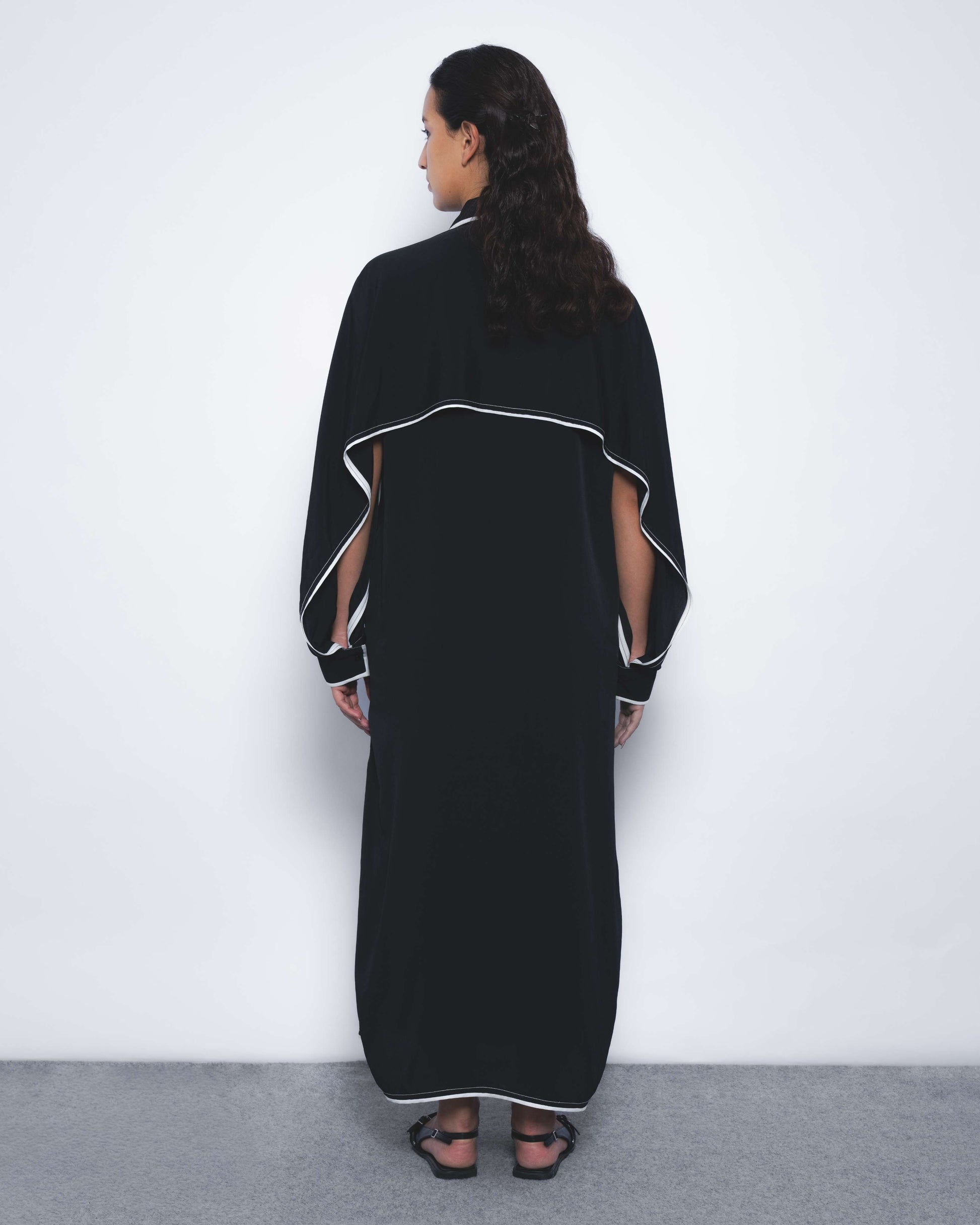 Elian Crepe Shirt Dress - Leh Studios
