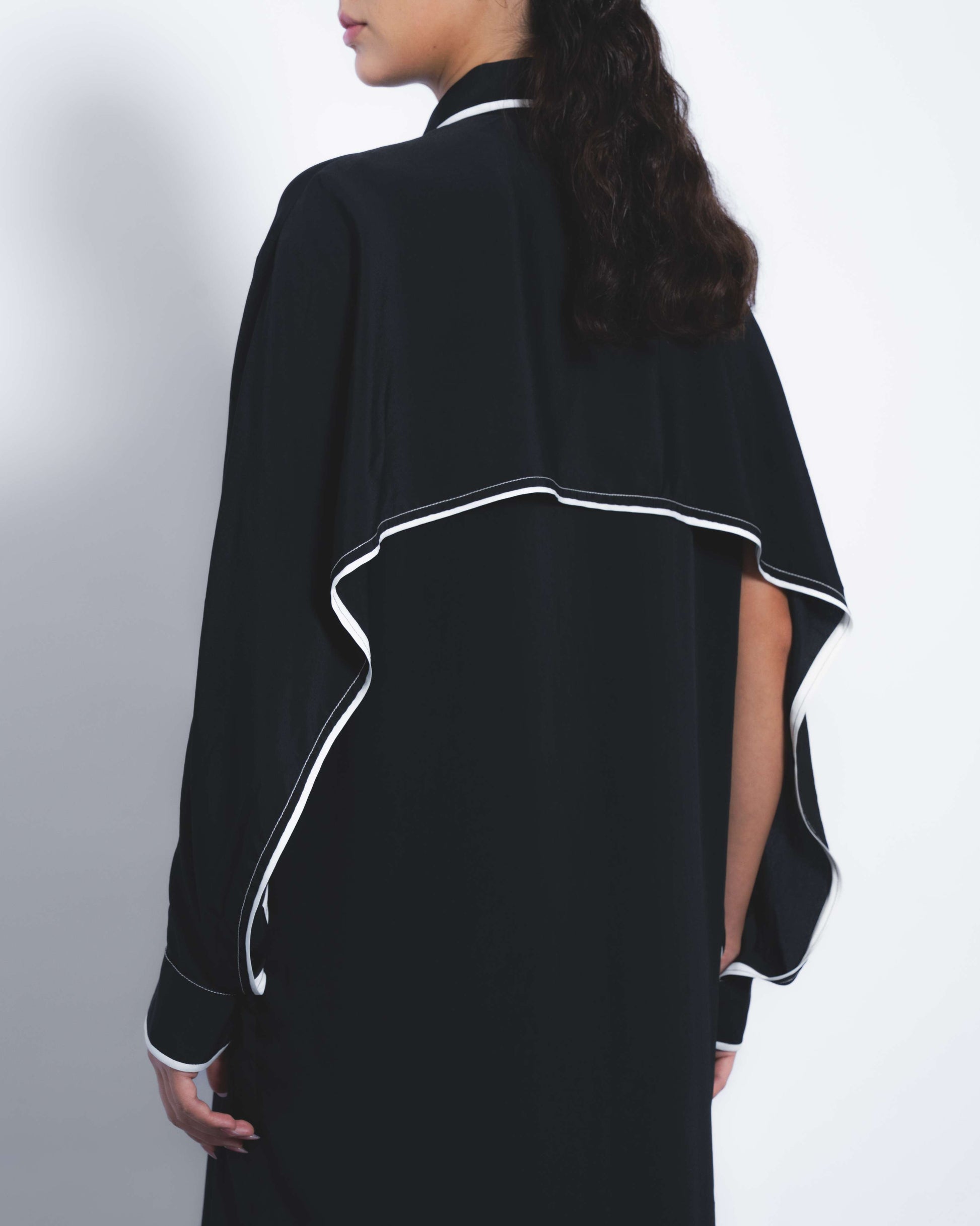 Elian Crepe Shirt Dress - Leh Studios